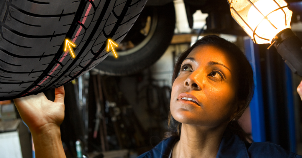 minimum legal tread depth for a car Tread Wear Indicator