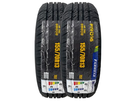 155/70 R13 FRD16 75T Farroad ( 2 New Tyres )