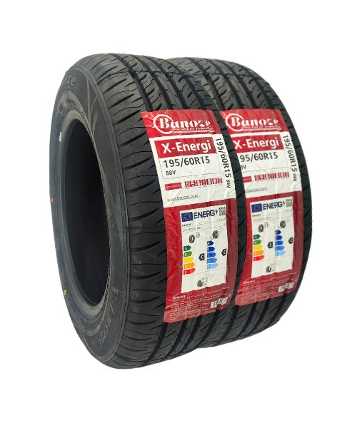 195 60 15 two tyre Banoze one new tyre tires