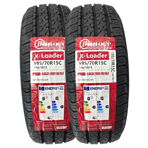 195/70 R15C 104/102S 8PR XLOADER Banoze ( 2 New Tyres )