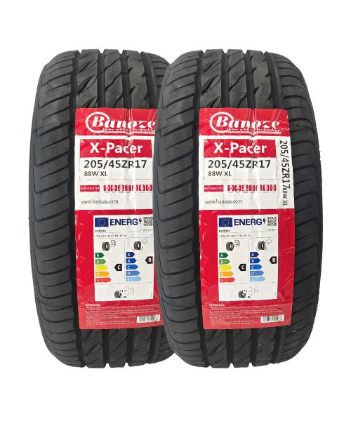 205/45 ZR17 88W XPACER Banoze ( 2 New Tyres )