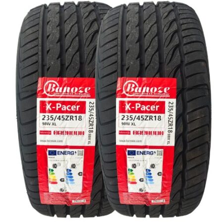 23545ZR18 Click and Go tyres two New tyres banoze tyre