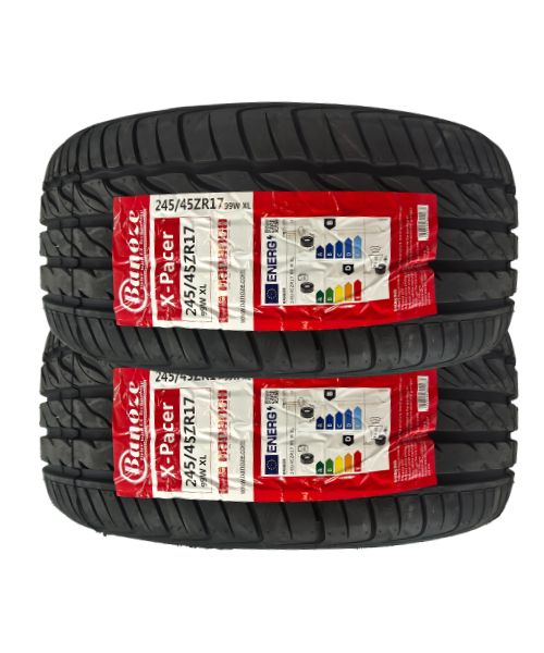 245 45ZR17 New two tyre tyres Banoze tires click and go tyres