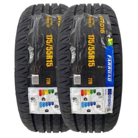 17555R15 Tyres two Farroad click and go tyres