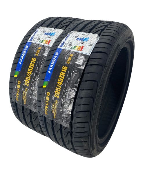 205 45 ZR16 two farroad tyres