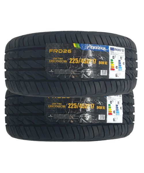 225 45 17 new four farroad tyres