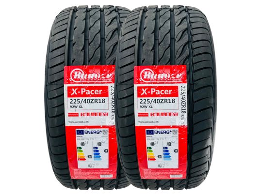 225/40 ZR18 92WXL XPACER Banoze ( 2 New Tyres )