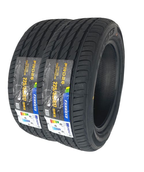 22555ZR17 click and go two new tyre Farroad