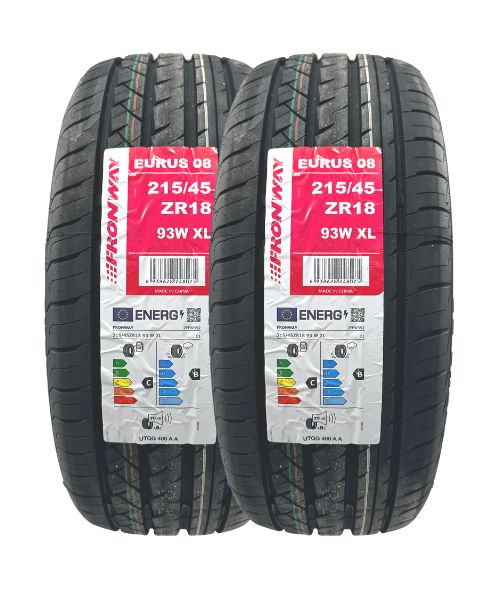215/45 ZR18 93WXL EURUS Fronway ( 2 New Tyres )