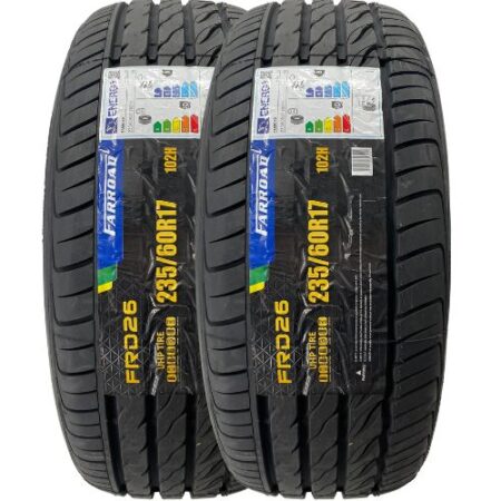 23560R17 two tyres new tyre Farroad click and go tyres