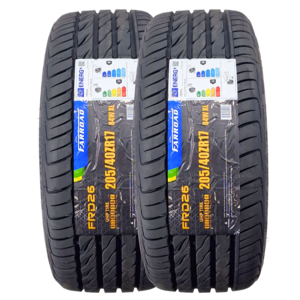 20540ZR17 click and go tyres two new Tyre deal Farroad